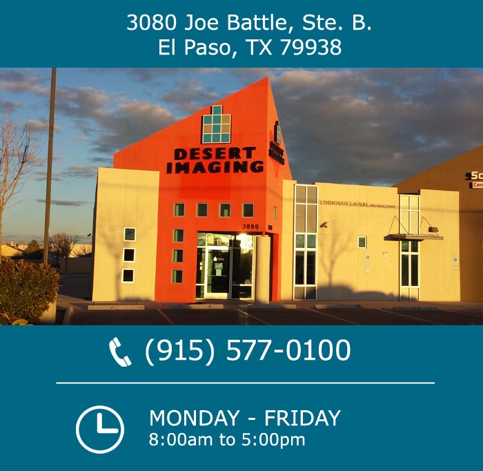 Contact Desert Imaging El Paso