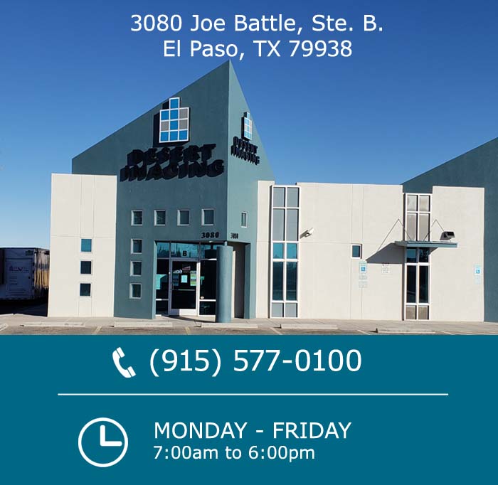 Contact Desert Imaging El Paso