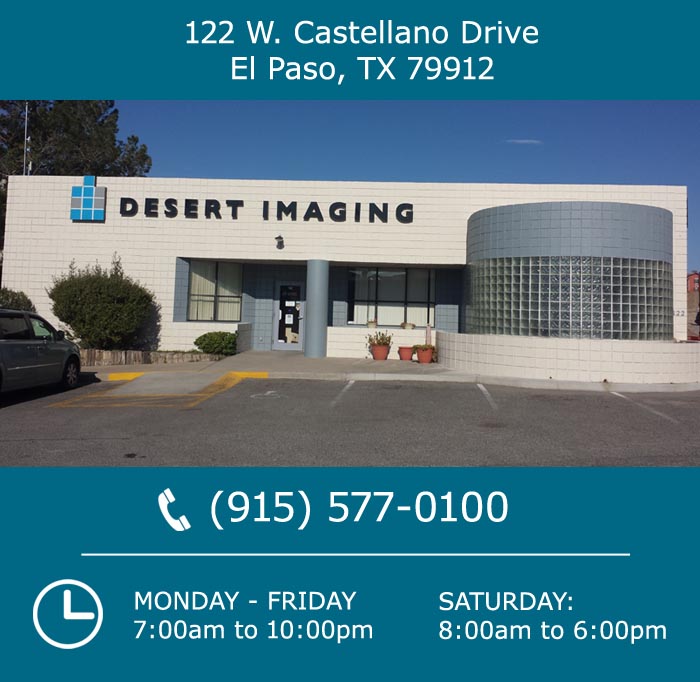 Contact Desert Imaging El Paso